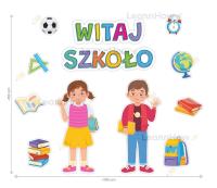 Opakowanie Dekoracje szkolne - Witaj szkoło 12szt XL