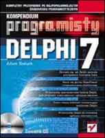 Delphi 7. Kompendium programisty. Autor: Boduch Adam. SmakLiter.pl Okładka książki Delphi 7. Kompendium programisty