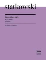 Okładka książki Deux valses op. 5