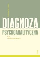 Okładka książki Diagnoza psychoanalityczna