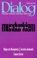 Okładka książki Dialog 3/2026