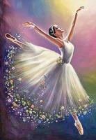 Opakowanie Diamentowa Mozaika Baletnica Prima balerina NO-1005272