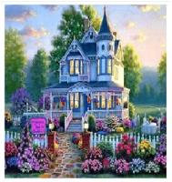 Opakowanie Diamentowa Mozaika Domek z ogrodem  NO-1006296