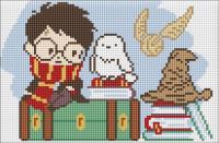 Opakowanie Diamentowa mozaika Kids bez ramy - Harry Potter