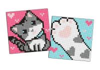 Opakowanie Diamentowa mozaika Kids magnes - Szary puszysty