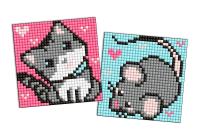 Opakowanie Diamentowa mozaika Kids naklejka - Szarzy.. 9x9cm