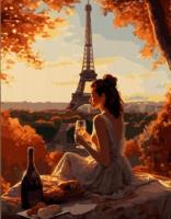 Opakowanie Diamentowa Mozaika Kobieta w Paryżu NO-1009979