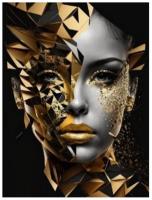 Opakowanie Diamentowa Mozaika Kobieta w złocie NO-1009647