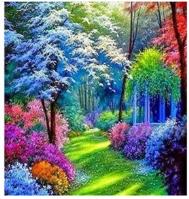 Opakowanie Diamentowa Mozaika Las kolorowy NO-1006292