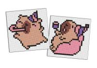 Diamentowa mozaika na magnes - Kapibara 2 9x9cm. Wydawca: Ideyka. SmakLiter.pl Opakowanie Diamentowa mozaika na magnes - Kapibara 2 9x9cm