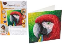 Opakowanie Diamentowa mozaika Papuga 18x18cm