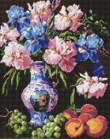 Opakowanie Diamentowa mozaika - Piękno irysów 40x50cm