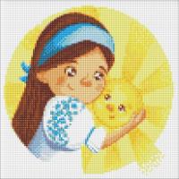 Opakowanie Diamentowa mozaika - Słoneczko 30x30cm