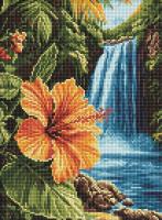 Opakowanie Diamentowa mozaika - Tropikalny wodospad 3040cm