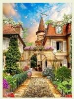 Opakowanie Diamentowa Mozaika Uliczka brukowana koło dworku NO-1008544