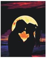 Opakowanie Diamentowa Mozaika Zakochana para cienie na tle księżyca NO-1009645