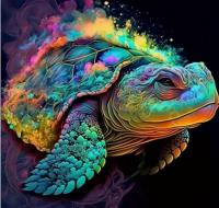 Opakowanie Diamentowa Mozaika Żółw kolorowy NO-2000701