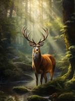 Opakowanie Diamentowa Mozaika Zwierzęta Jeleń NO-2000706