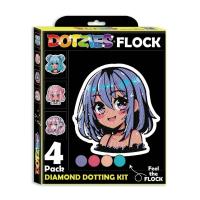 Opakowanie Diamond Dotz - Adults Flocked Neon Anime Girls