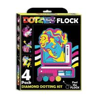 Opakowanie Diamond Dotz - Adults Flocked Neon Retro Classic