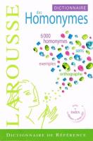 Okładka książki Dictionanaire des homonymes