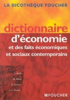 Okładka książki Dictionnaire d'economie et des faits economiques