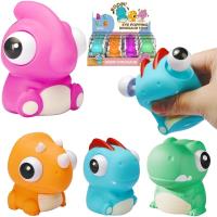 Opakowanie Dinozaur gniotek z wyciskanymi oczami MIX