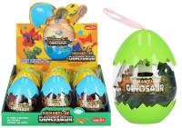Opakowanie Dinozaur w jajku do skręcania 13cm MIX