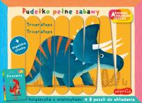 Dinozaury. Akademia mądrego dziecka. Pudełko pełne zabawy. Autor: Dmitroca Zbigniew. SmakLiter.pl Okładka książki Dinozaury. Akademia mądrego dziecka. Pudełko pełne zabawy