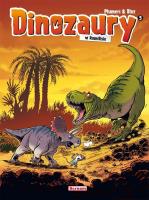 Dinozaury T.5. Autor: Arnaud Plumeri. SmakLiter.pl Okładka książki Dinozaury T.5