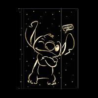 Opakowanie DISNEY GOLD - TECZKA KARTONOWA A4 Z GUMKĄ - WZÓR 1 - STITCH /12/