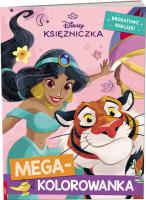 Disney Księżniczka Megakolorowanka. Autor:   Praca zbiorowa. SmakLiter.pl Okładka książki Disney Księżniczka Megakolorowanka