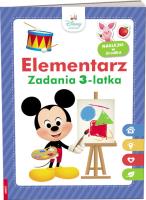 Disney Maluch. Elementarz. Zadania 3-latka. Autor:   Praca zbiorowa. SmakLiter.pl Okładka książki Disney Maluch. Elementarz. Zadania 3-latka