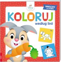 Disney Maluch Koloruj Według Linii. Autor: Opracowanie zbiorowe. SmakLiter.pl Okładka książki Disney Maluch Koloruj Według Linii