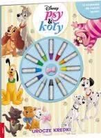 Okładka książki Disney Psy & Koty. Urocze kredki