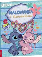 Okładka książki Disney stitch. Malowanka z diamencikami