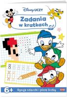 Okładka książki Disney uczy. Miki. Zadania w kratkach