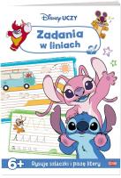 Okładka książki Disney uczy. Stitch. Zadania w liniach