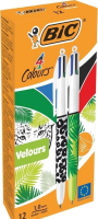 Opakowanie Długopis 4 Colours Velour mix (12szt) BIC