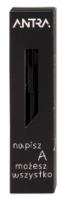 Długopis Antra czarny - wkład czarny. Wydawca: Antra. SmakLiter.pl Opakowanie Długopis Antra czarny - wkład czarny