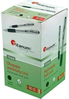 Opakowanie Długopis automat. z gripem 0,7mm czarny (50szt)