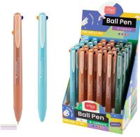 Długopis automatyczny czterokolorowy (24szt) EASY. Wydawca: Easy Stationery. SmakLiter.pl Opakowanie Długopis automatyczny czterokolorowy (24szt) EASY