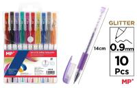 Opakowanie Długopis brokatowy 0.9mm 10 kolorów