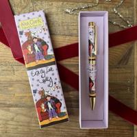 Długopis Crazy Cat Lady Kociara Święta. Wydawca: Alex Clark. SmakLiter.pl Opakowanie Długopis Crazy Cat Lady Kociara Święta