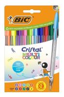 Opakowanie Długopis Cristal Multi Color mix 20szt BIC