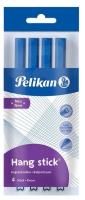 Opakowanie Długopis Hang Stick 1mm niebieski 4szt PELIKAN