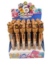 Opakowanie Długopis Kapibara obracana 6kol (24szt)