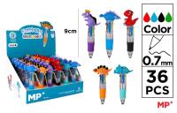 Opakowanie Długopis mini 4-kolorowy 0.7mm dinozaur (36szt)