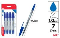 Długopis niebieski 1.0mm 7szt. Wydawca: MP Main Paper. SmakLiter.pl Opakowanie Długopis niebieski 1.0mm 7szt