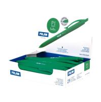 Opakowanie Długopis P1 Rubber Touch zielony (25szt) MILAN